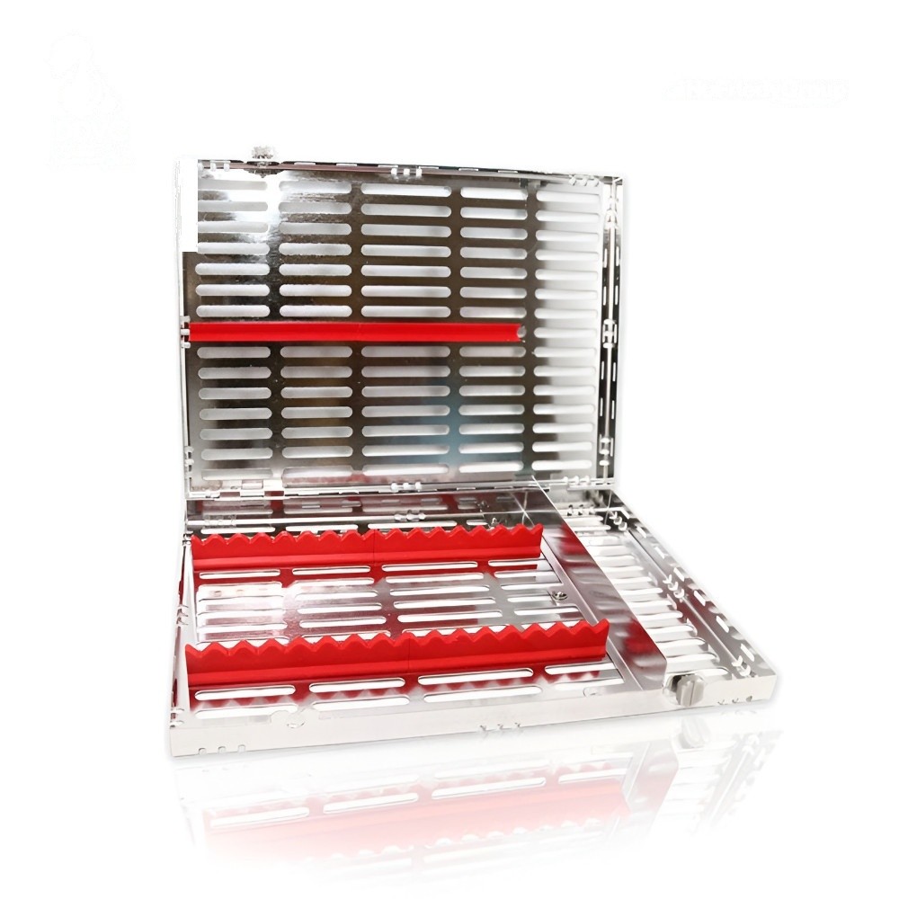 CASSETTE 16 INSTRUMENTOS ROJO HU-FRIEDY