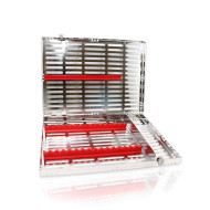 CASSETTE 16 INSTRUMENTOS ROJO HU-FRIEDY
