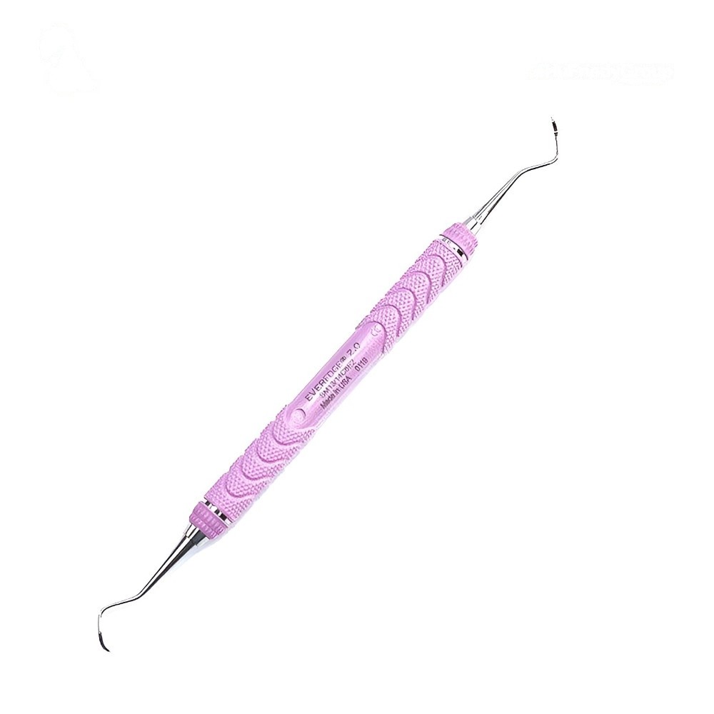 CURETA/RASPADOR MCCALL 13/14 MANGO ROSA HU-FRIEDY