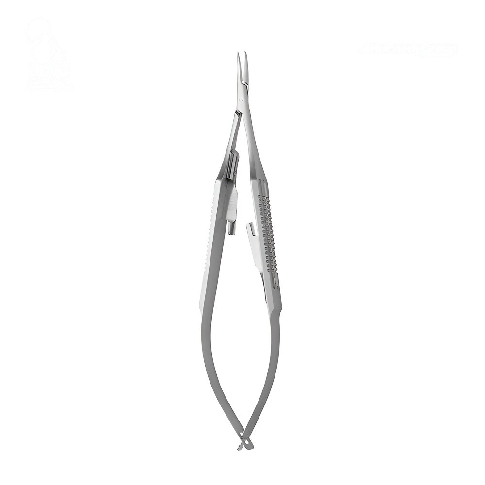 PORTA AGUJAS MICROCASTROVIEJO CURVO (13CM) HU-FRIEDY