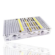 CASSETTE DOBLE 20 INSTRUMENTOS AMARILLO HU-FRIEDY