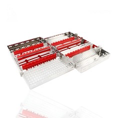 CASSETTE DOBLE 20 INSTRUMENTOS ROJO HU-FRIEDY