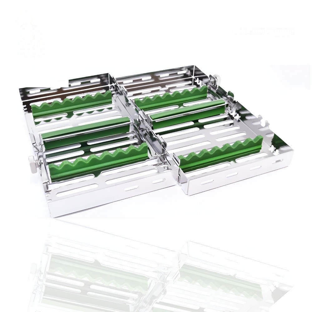 CASSETTE DOBLE 14 INSTRUMENTOS VERDE HU-FRIEDY