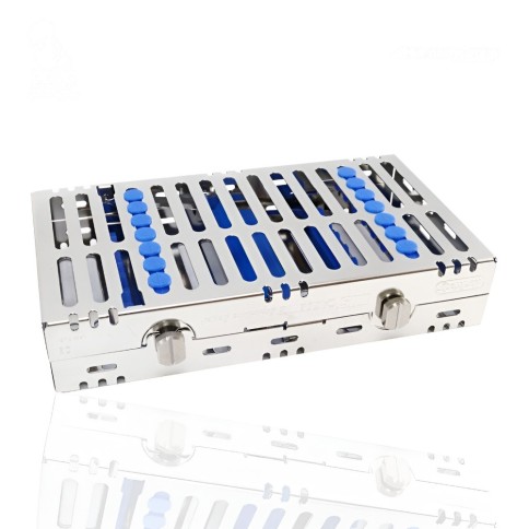 CASSETTE DOBLE 14 INSTRUMENTOS AZUL HU-FRIEDY
