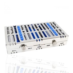 CASSETTE DOBLE 14 INSTRUMENTOS AZUL HU-FRIEDY