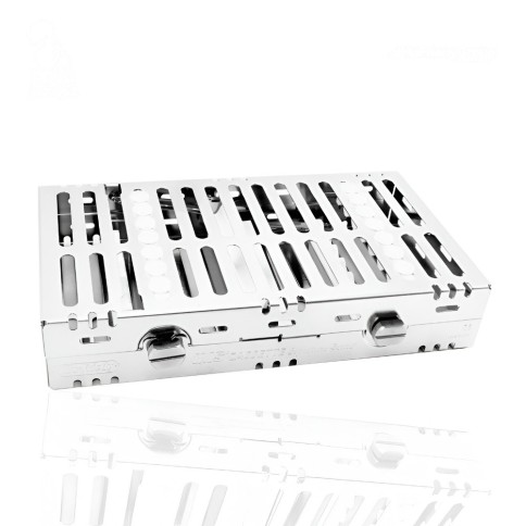 CASSETTE DOBLE 14 INSTRUMENTOS BLANCO HU-FRIEDY