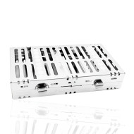 CASSETTE DOBLE 14 INSTRUMENTOS BLANCO HU-FRIEDY