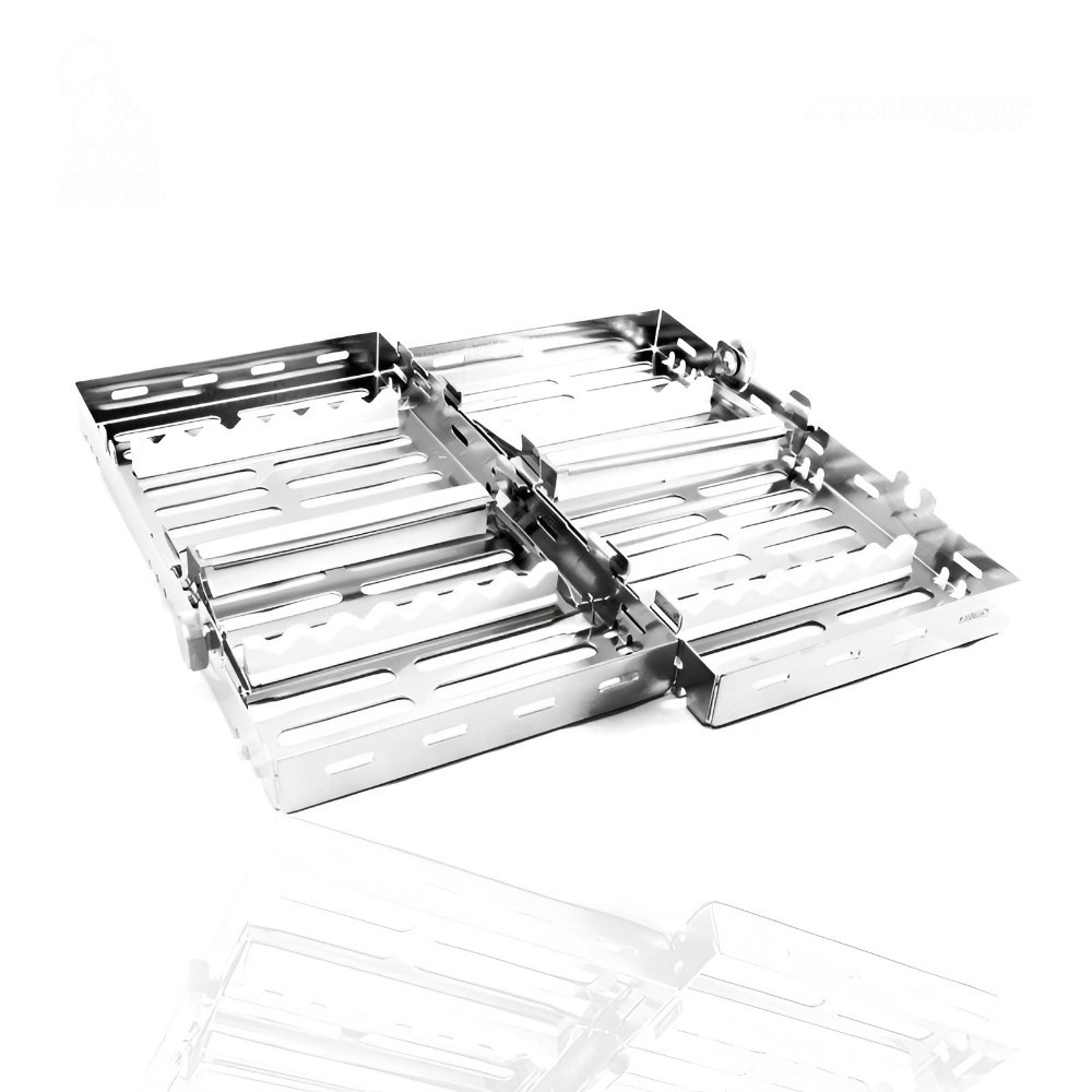 CASSETTE DOBLE 14 INSTRUMENTOS BLANCO HU-FRIEDY