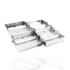 CASSETTE DOBLE 14 INSTRUMENTOS BLANCO HU-FRIEDY