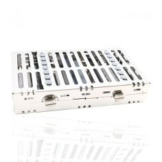 CASSETTE DOBLE 14 INSTRUMENTOS GRIS HU-FRIEDY