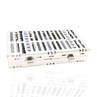 CASSETTE DOBLE 14 INSTRUMENTOS GRIS HU-FRIEDY