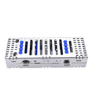 CASSETTE DOBLE 8 INSTRUMENTOS AZUL HU-FRIEDY