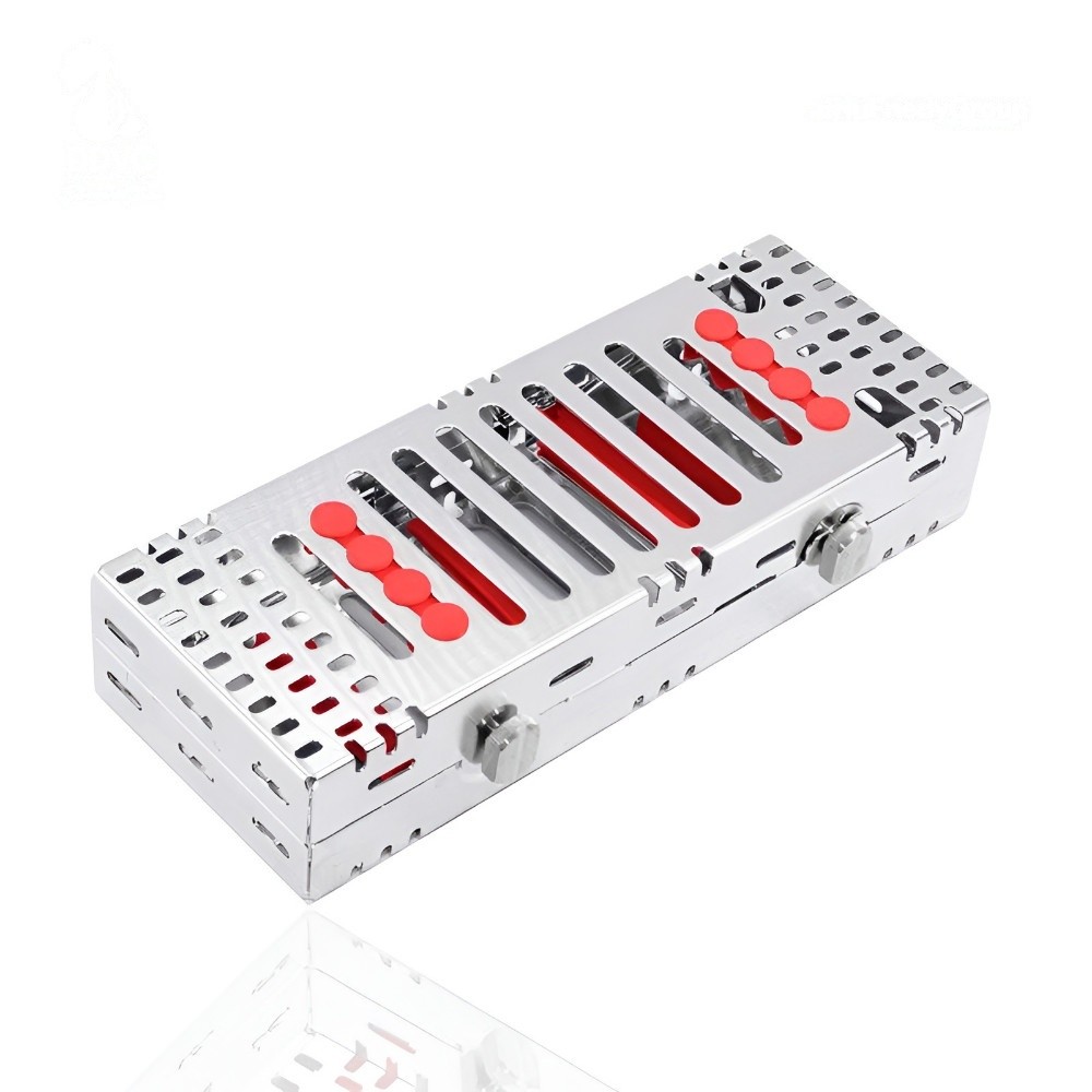 CASSETTE DOBLE 8 INSTRUMENTOS ROJO HU-FRIEDY