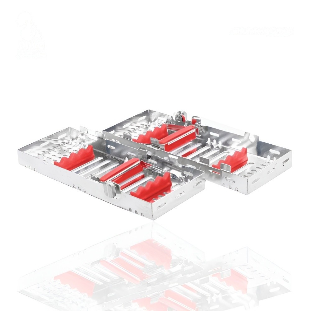 CASSETTE DOBLE 8 INSTRUMENTOS ROJO HU-FRIEDY