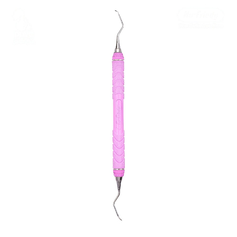 CURETA COLUMBIA PARA ANTERIORES 2R/2L MANGO ROSA HU-FRIEDY