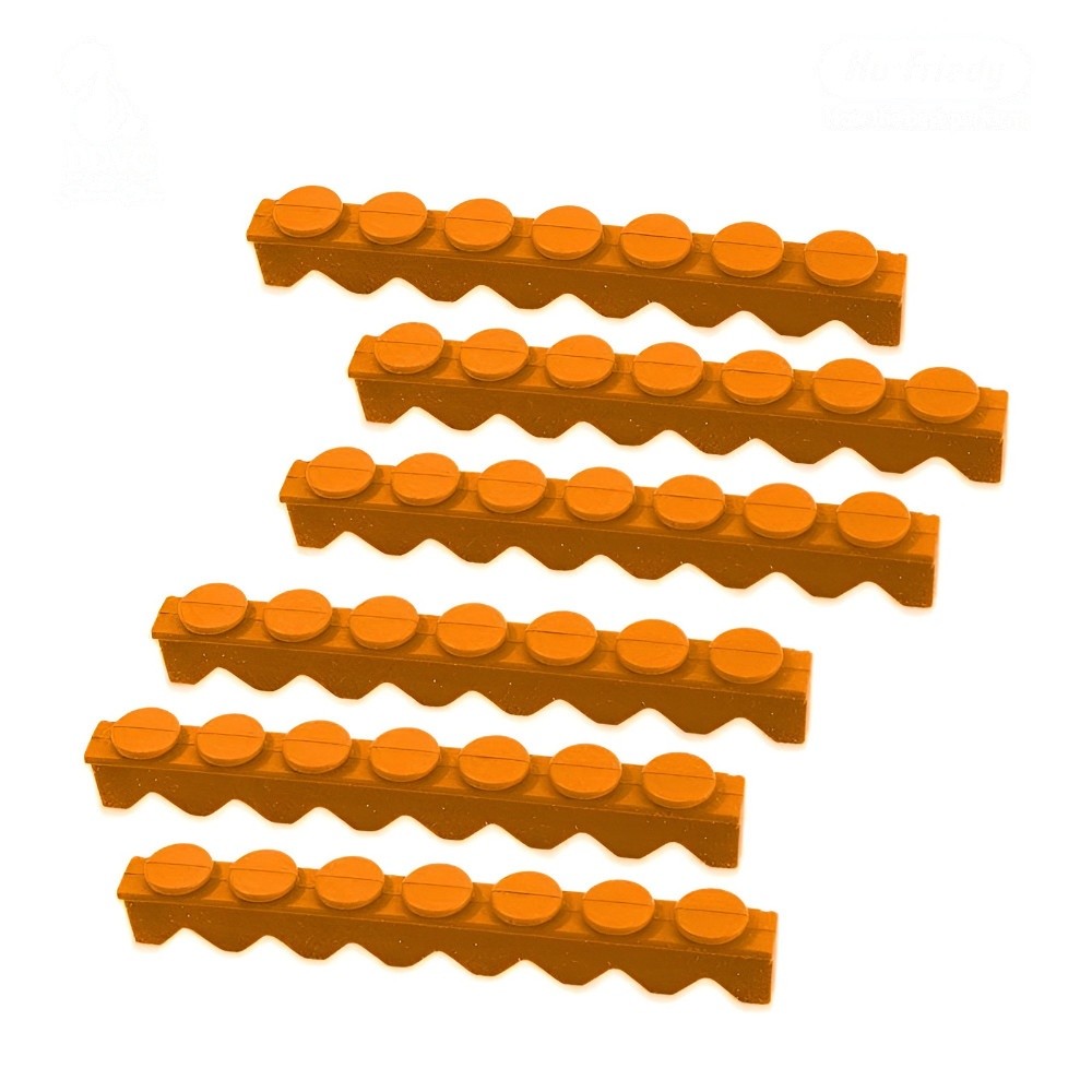 IM9143RAIL/REPUESTOS CASSETTE DOBLE 14 INSTRUMENTOS NARANJA HU-FRIEDY