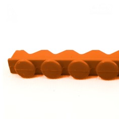 IM9143RAIL/REPUESTOS CASSETTE DOBLE 14 INSTRUMENTOS NARANJA HU-FRIEDY