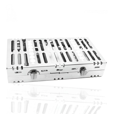 CASSETTE DOBLE 14 INSTRUMENTOS ORTODONCIA BLANCO HU-FRIEDY