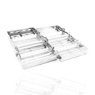 CASSETTE DOBLE 14 INSTRUMENTOS ORTODONCIA BLANCO HU-FRIEDY
