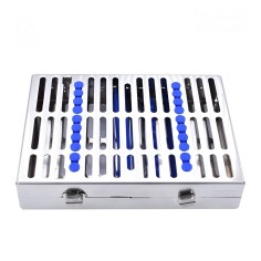 CASSETTE DOBLE 20 INSTRUMENTOS AZUL ORTODONCIA HU-FRIEDY