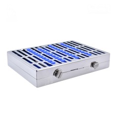 CASSETTE DOBLE 20 INSTRUMENTOS AZUL ORTODONCIA HU-FRIEDY