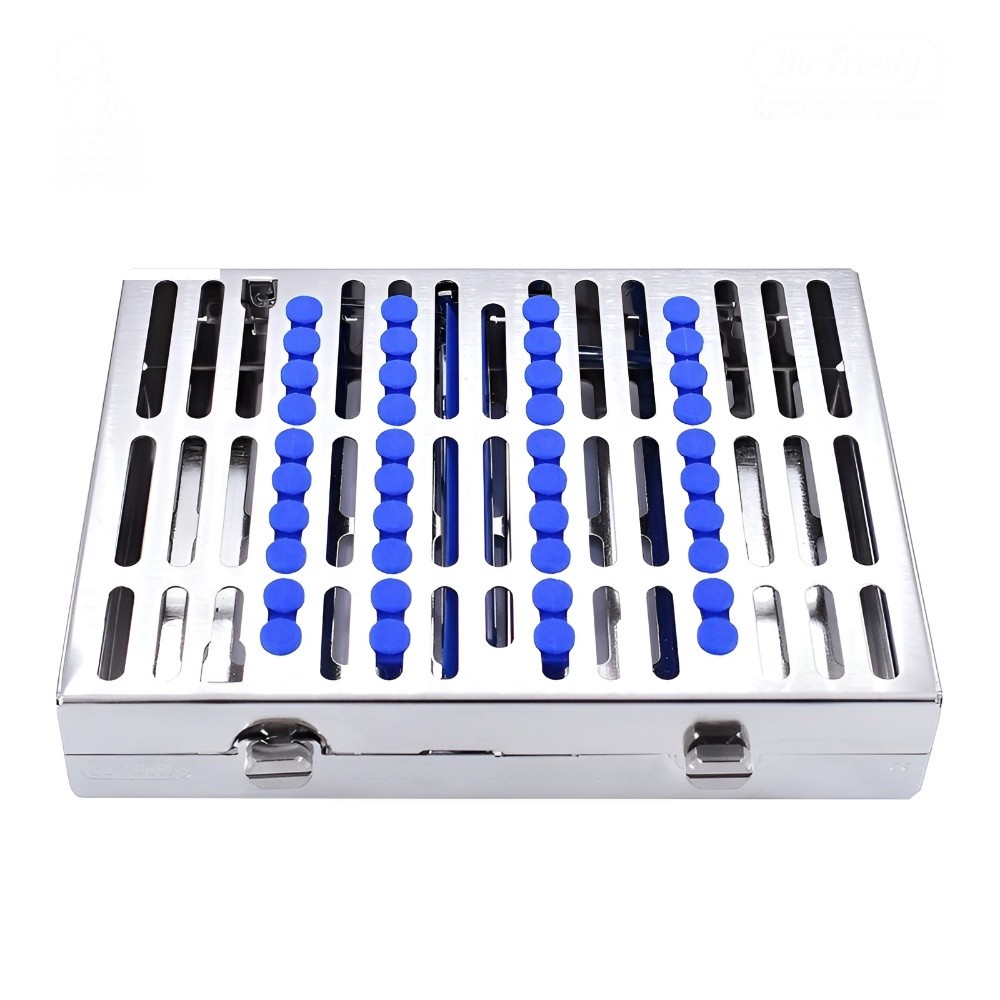 CASSETTE DOBLE 10 INSTRUMENTOS AZUL ORTODONCIA HU-FRIEDY