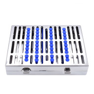 CASSETTE DOBLE 10 INSTRUMENTOS AZUL ORTODONCIA HU-FRIEDY