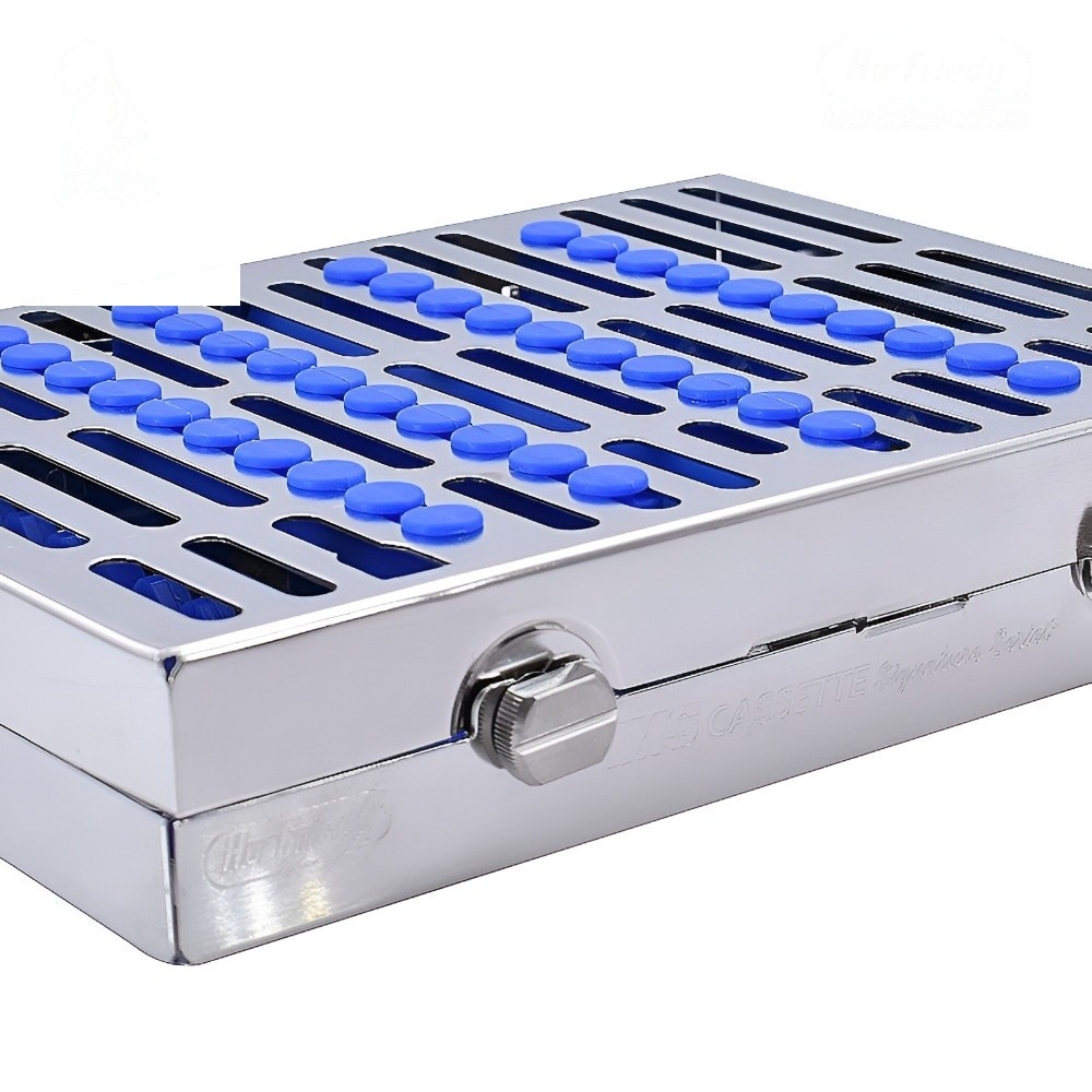 CASSETTE DOBLE 10 INSTRUMENTOS AZUL ORTODONCIA HU-FRIEDY