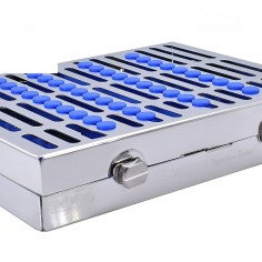 CASSETTE DOBLE 10 INSTRUMENTOS AZUL ORTODONCIA HU-FRIEDY