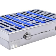 CASSETTE DOBLE 10 INSTRUMENTOS AZUL ORTODONCIA HU-FRIEDY