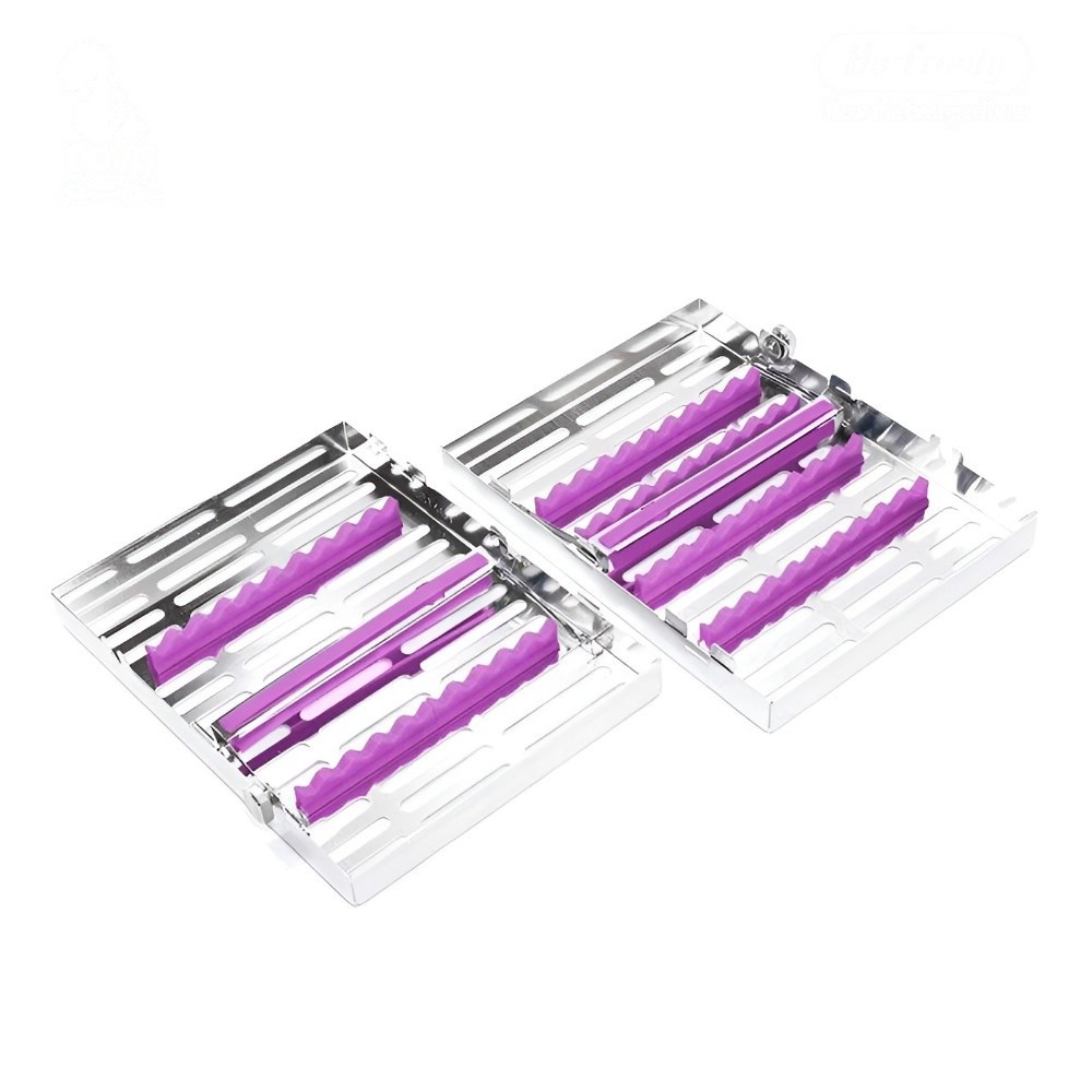 CASSETTE DOBLE 20 INSTRUMENTOS MORADO ORTODONCIA HU-FRIEDY