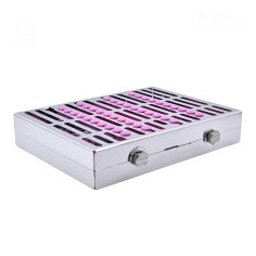 CASSETTE DOBLE 20 INSTRUMENTOS MORADO ORTODONCIA HU-FRIEDY