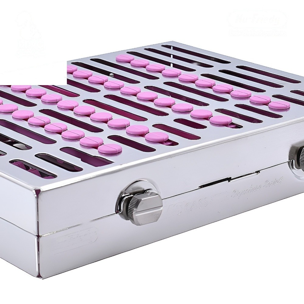 CASSETTE DOBLE 20 INSTRUMENTOS MORADO ORTODONCIA HU-FRIEDY