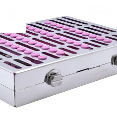 CASSETTE DOBLE 20 INSTRUMENTOS MORADO ORTODONCIA HU-FRIEDY