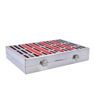 CASSETTE DOBLE 20 INSTRUMENTOS ROJO ORTODONCIA HU-FRIEDY
