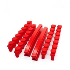 REPUESTOS CASSETTE DOBLE 14 INSTRUMENTOS ROJO (9140RAIL) HU-FRIEDY