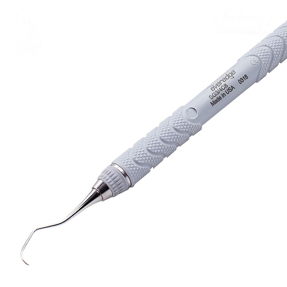 CURETA GRACEY 34 PARA ANTERIOR MANGO GRIS HU-FRIEDY