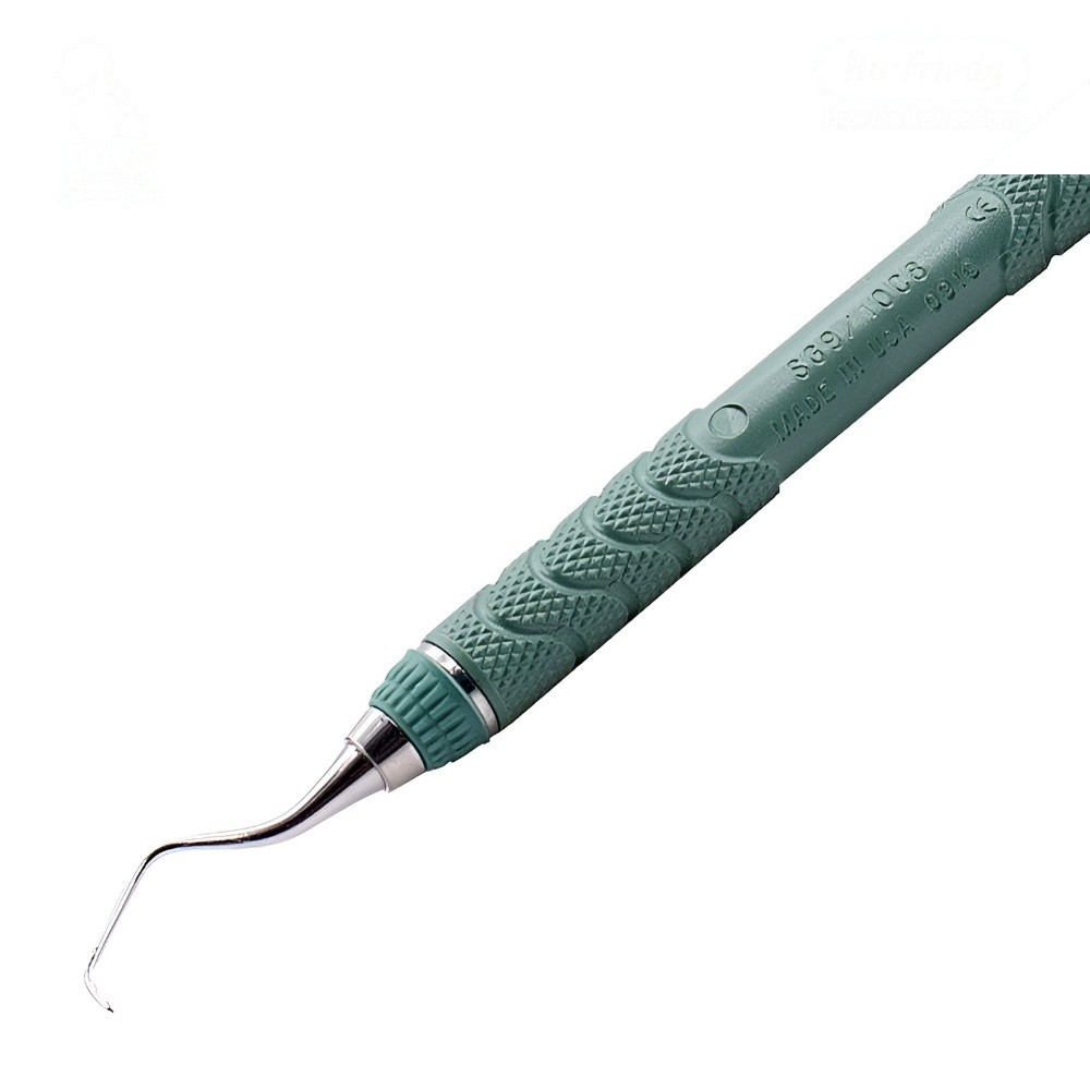 CURETA GRACEY 910 BUCAL-LINGUAL MANGO VERDE HU-FRIEDY