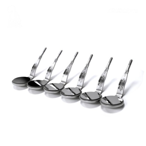 CAJA DE ESPEJO DOBLE NO.4 PIEZA CON 6 PIEZAS HU-FRIEDY