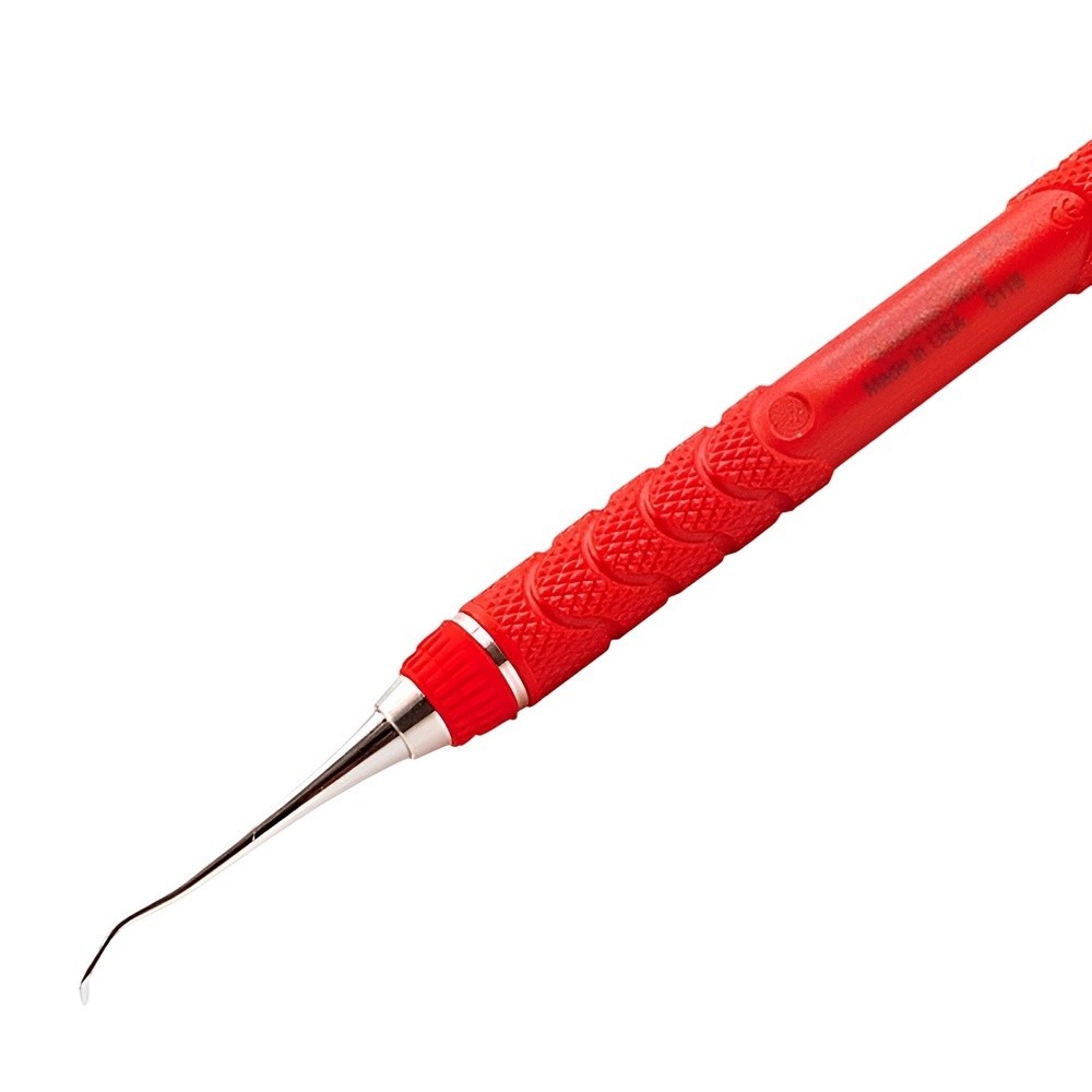 CURETA JACQUETTE MINI PARA POSTERIORES 3435 MANGO ROJO