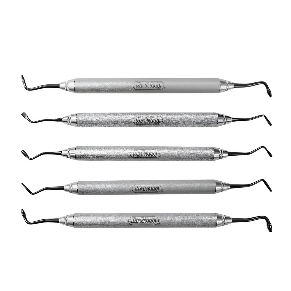 KIT ESPATULAS POSTERIORES PARA RESINA 5PZ XTSTITANIO