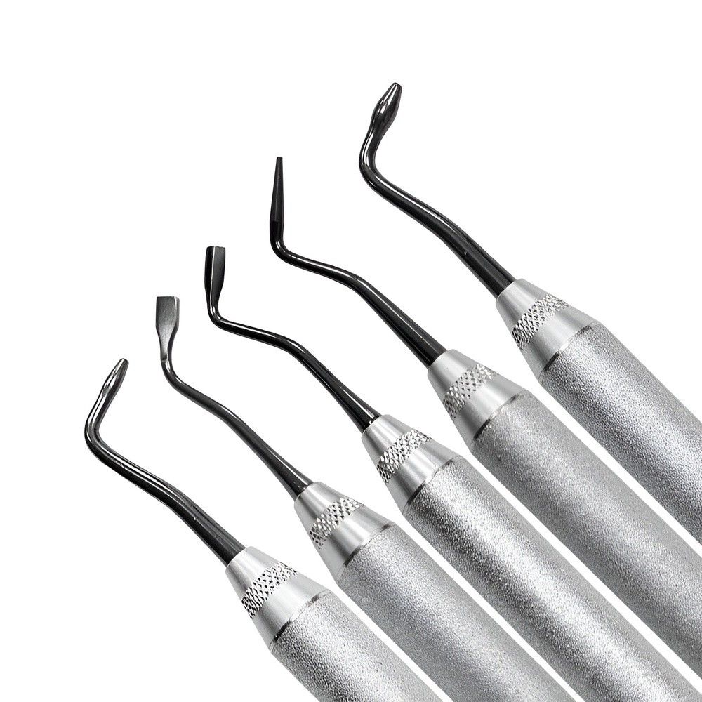 KIT ESPATULAS POSTERIORES PARA RESINA 5PZ XTSTITANIO