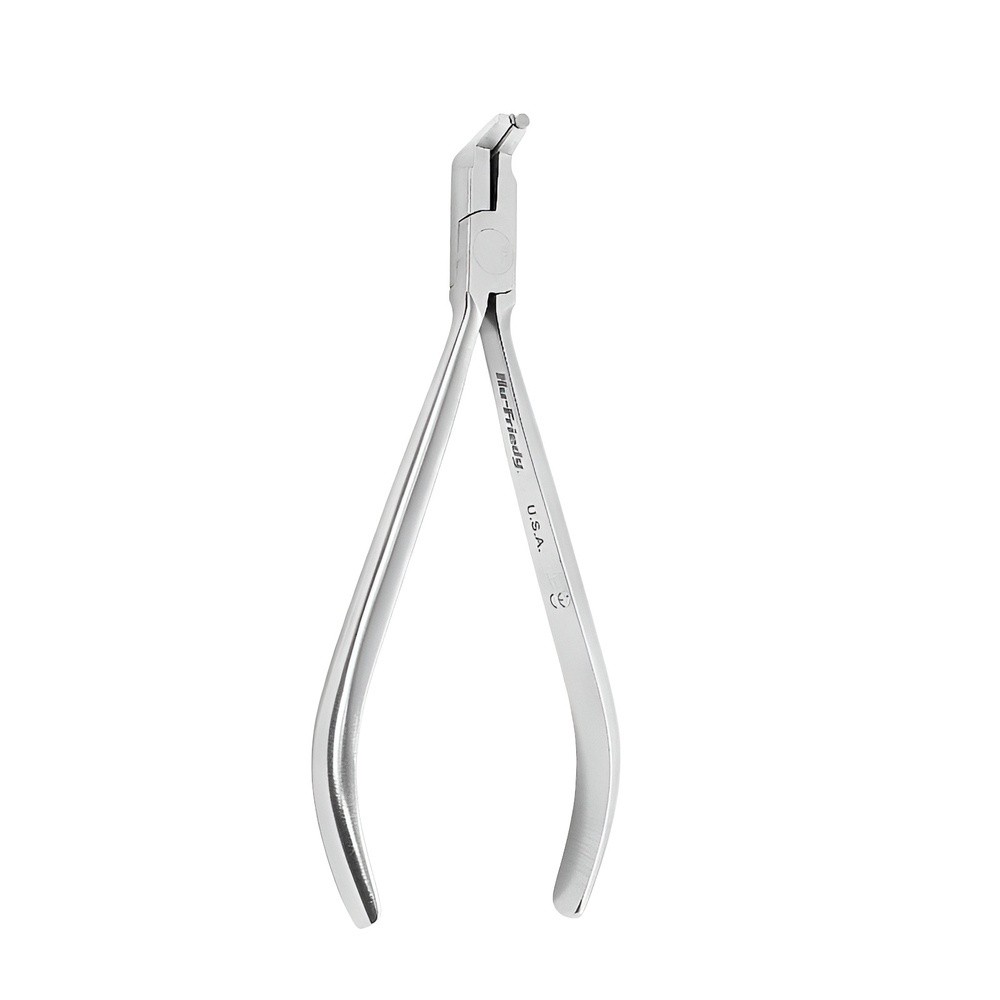 PINZAALICATE DE CORTE DISTAL DELGADA CON GOMA Y SEGURO