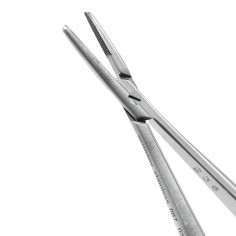 PORTA AGUJAS PERMASHARP CASTROVIEJO RECTA 14CM MANGO REDON