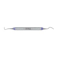 RASPADOR EN FORMA DE HOZ DOBLE EXTREMO PARA DIENTES ANTERIORES EVEREDGE 2.0 HU FRIEDY