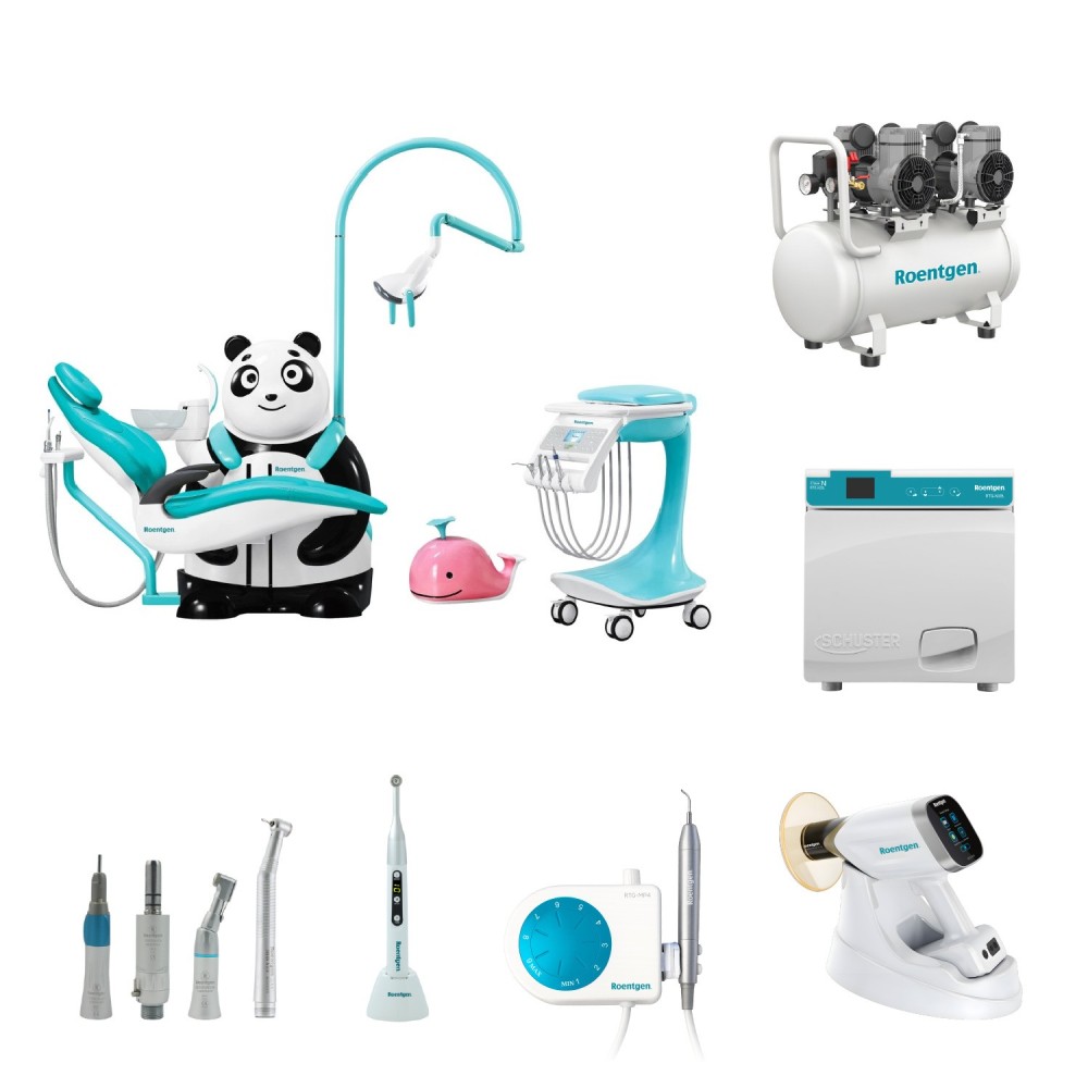 Unidad Dental Infantil Roentgen RTG-PANDA Paquete 2