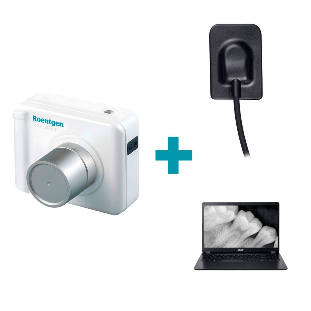 Rayos X Dental Portátil RTG-LeRay P + Radiovisiógrafo Roentgen