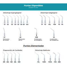 Puntas para Cavitron Roentgen RTG-MP3