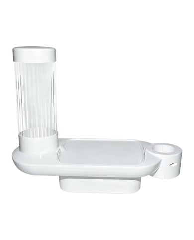Charola para Unidad Dental con Porta Vasos y Kleenera