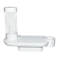 Charola para Unidad Dental con Porta Vasos y Kleenera